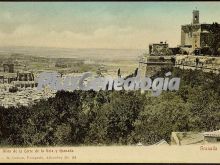 Vista de la torre de la vela y granada