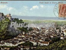 Vista de granada desde el sacro monte