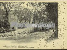 Kiosco árabe y puente de los coches de alhama (granada)