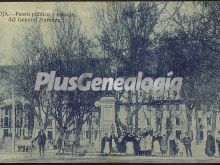 Paseo público y estatua del general narváez en loja (granada)