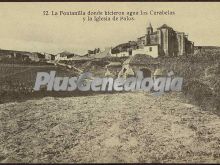 La fontanilla donde hicieron agua las carabelas y la en palos de la frontera (huelva)iglesia de palos