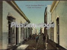 Calle del carmen en isla cristina (huelva)