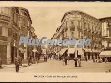 Calle del marqués de larios en málaga