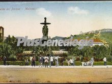 Fuente del parque en málaga