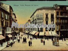 Calle del marqués de larios en málaga (en color)