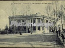 Estación de los ferrocarriles sub-urbanos en málaga