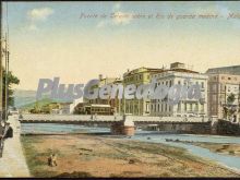 Puente de tetuán sobre el río de guarda medina en málaga