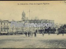 Plaza de augusto figueroa en málaga