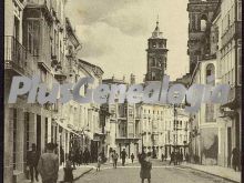 Calle infante don fernado y torres de san sebastián y san agustín en antequera