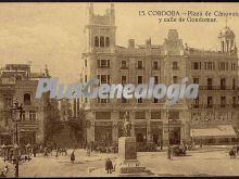 Plaza de cánovas y calle de gondomar en córdoba