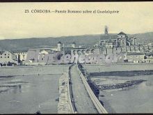 Puente romano sobre el guadalquivir a su paso por córdoba