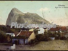 Vista del peñón de gibraltar desde la pedrera