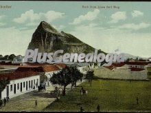 Vista del peñón de gibraltar desde la línea