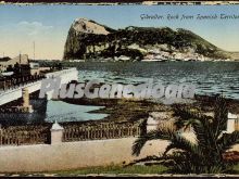 Vista del peñón de gibraltar (en color)