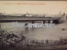 Puente de san alejandro del puerto de santa maría
