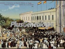 Salida en procesión del santuario y convento de nuestra señora de regla de chipiona