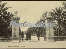 Entrada del parque de genoves de cádiz