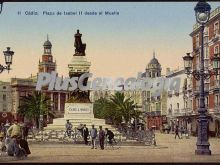 Plaza de isabel ii de cádiz vista desde el muelle (en color)