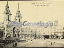 Plaza de la constitución e iglesia de san antonio (cádiz)