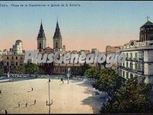 Plaza de la constitución de cádiz o iglesia de san antonio