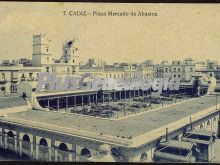 Plaza del mercado de abastos (vista desde arriba)