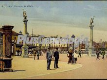 Entrada a la ciudad de cádiz