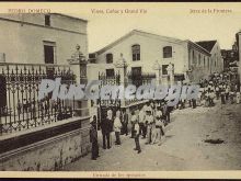 Entradad de los operarios a las bodegas pedro domenecq de jerez de la frontera