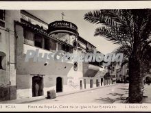 Plaza de españa. casa de la iglesia de san francisco en écija (sevilla)