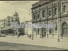 Ayuntamiento y calle de cánovas del castillo de sevilla