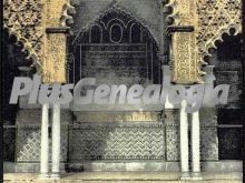 Trono del sultán del alcázar de sevilla