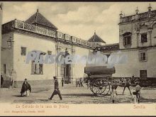 La entrada de la casa de pilatos de sevilla