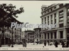 Calle de postas y casa de correos, vitoria (álava)