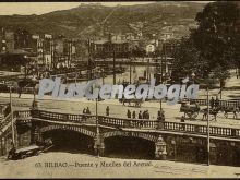 Puente y muelles del arenal de bilbao