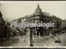 Plaza de españa y calle hurtado de amezaga de bilbao