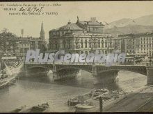 Puente del arenal y teatro de bilbao