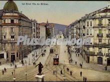 La gran vía de bilbao (en color)