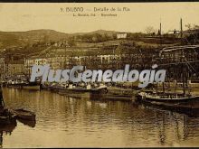 Detalle de la ría de bilbao