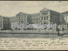 Postal dedicada de la universidad de deusto en bilbao