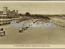 El sardinero y balneario de la primera playa de santander