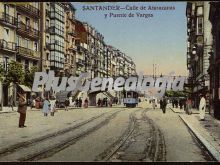 Calle de atarazanas y puente de vargas de santander