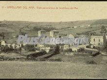 Vista panorámica de santillana del mar (cantabria)