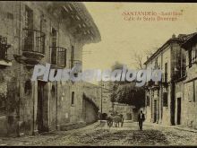 Calle de santo domingo de santillana del mar (cantabria)