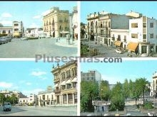 Almendralejo: parque de espronceda, centro ciudad y plaza (badajoz)