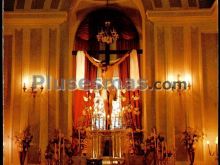 Retablo del cristo del humilladero en granja de torrehermosa (badajoz)