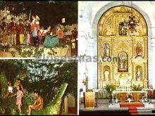 Desfile de carrozas y altar mayor de la iglesia parroquial en añover de tajo (toledo)