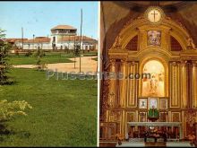 Parque municipal y altar mayor de la iglesia parroquial de villa de don fadrique (toledo)