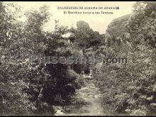 Balneari, el marchán junto a las termas en alhama de granada