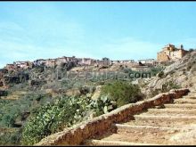 Vista panorámica de lietor (albacete)