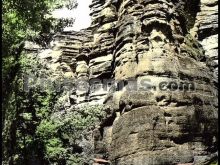 Barranco de la virgen de la hoz en molina de aragón (guadalajara)