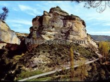 Piedra del castillo y roca de la hoz en fuentescusa (cuenca)
